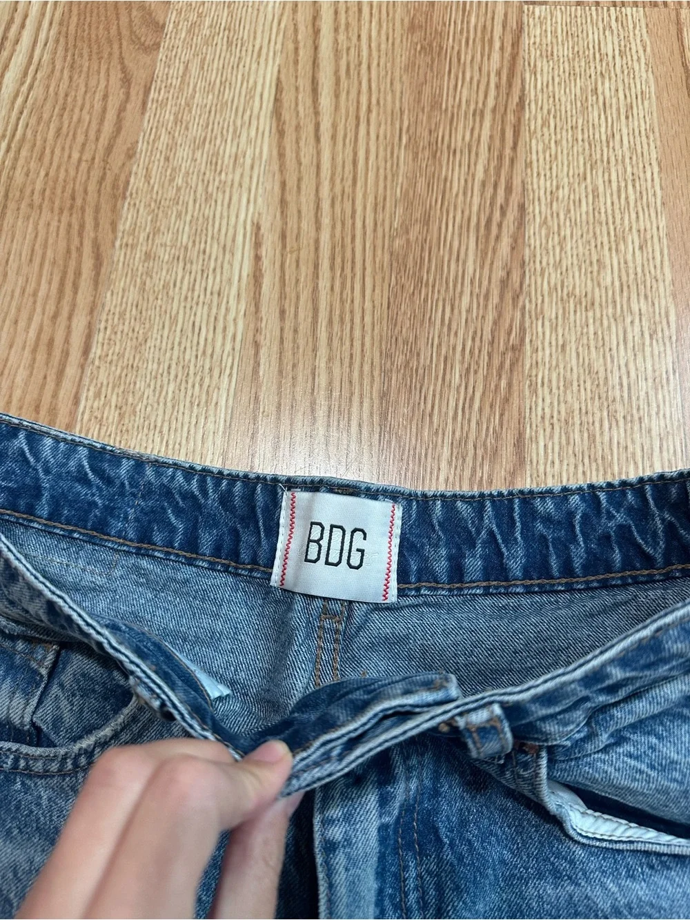 BDG denim shorts
